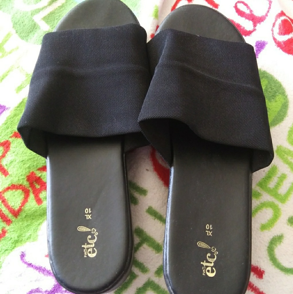 Pair of slip on sandles